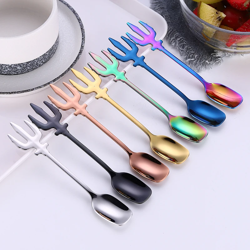 Stainless steel dessert spoon 7 colors ice cream spoons coffee spoon multi function spoon kitchen accessories #8816
Stainless steel dessert spoon 7 colors ice cream spoons coffee spoon multi function spoon kitchen accessories #8816