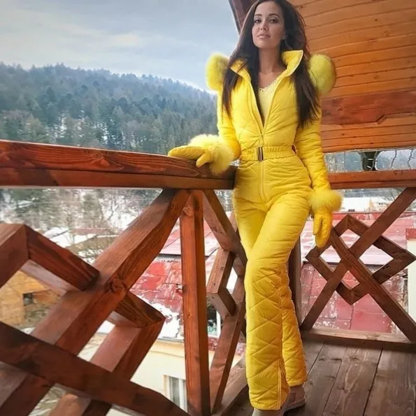 S-5XL Women Ski Suit Fashion Fur Collar Parkas Jumpsuit Hooded Down Coat Slim Warm Cotton Padded Playsuit Winter Thick Ski Suit
S-5XL Women Ski Suit Fashion Fur Collar Parkas Jumpsuit Hooded Down Coat Slim Warm Cotton Padded Playsuit Winter Thick Ski Suit