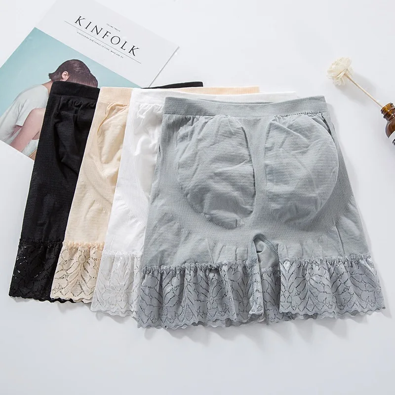 High Waist Lace Nylon Seamless Anti Friction Plus Size Women's Summer Shorts Under Skirt Boxer Safety Ribbed Stretch Home Pants
High Waist Lace Nylon Seamless Anti Friction Plus Size Women's Summer Shorts Under Skirt Boxer Safety Ribbed Stretch Home Pants