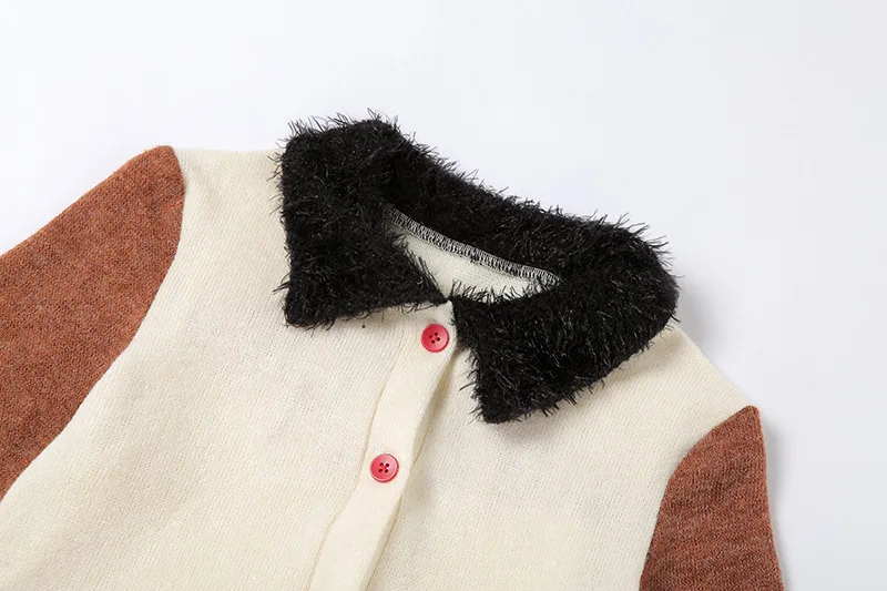 Patchwork Knitted Cardigan Women Chic Streetwear Long Sleeve Sweater Single Breasted Knit Shirt Autumn Winter Clothes Female
Patchwork Knitted Cardigan Women Chic Streetwear Long Sleeve Sweater Single Breasted Knit Shirt Autumn Winter Clothes Female