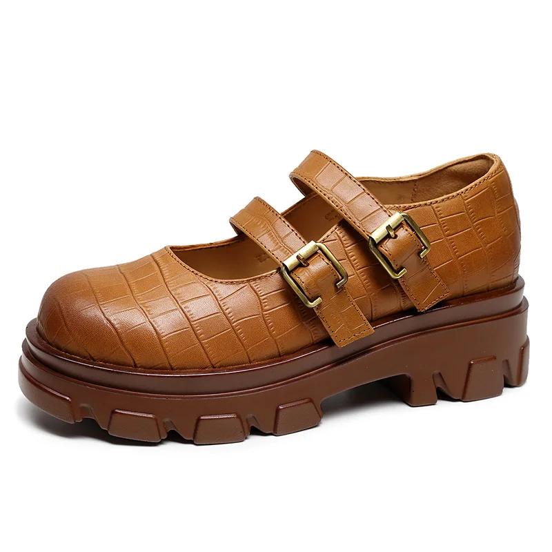 Genuine Leather Shoes Women Mary Janes Sneakers 2021 New Spring Women Platform Casual Shoes for Women Comfortable Leather Pumps
Genuine Leather Shoes Women Mary Janes Sneakers 2021 New Spring Women Platform Casual Shoes for Women Comfortable Leather Pumps