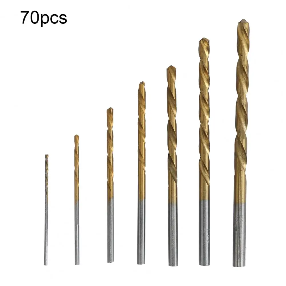 70Pcs 1mm-4mm Durable Sharp H8 Precision Drills Spiral Chip Removal Round Shank Twist Drill Bit Kit for Hard Material Supplies
70Pcs 1mm-4mm Durable Sharp H8 Precision Drills Spiral Chip Removal Round Shank Twist Drill Bit Kit for Hard Material Supplies