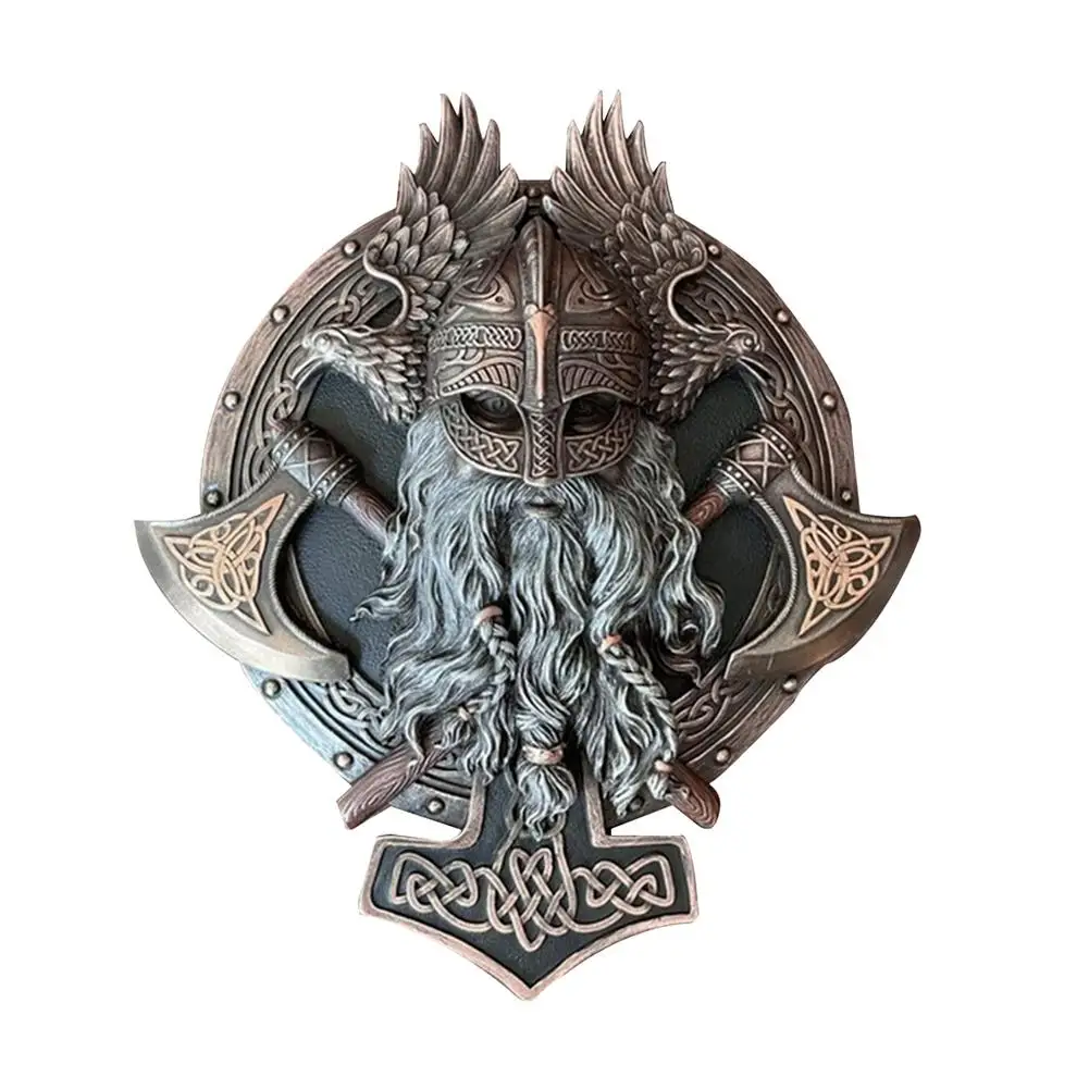 Wall Plaque Warrior Axe Valhalla Sculpture Garden Wall Decoration Resin Ornaments
Wall Plaque Warrior Axe Valhalla Sculpture Garden Wall Decoration Resin Ornaments