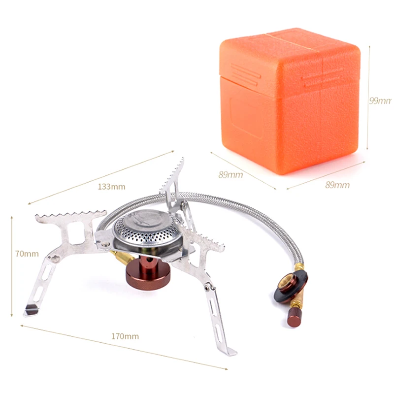 3500W Camping Gas Stove Portable Outdoor Stove Cooking Folding Gas Stove Foldable Split Burner with Box
3500W Camping Gas Stove Portable Outdoor Stove Cooking Folding Gas Stove Foldable Split Burner with Box