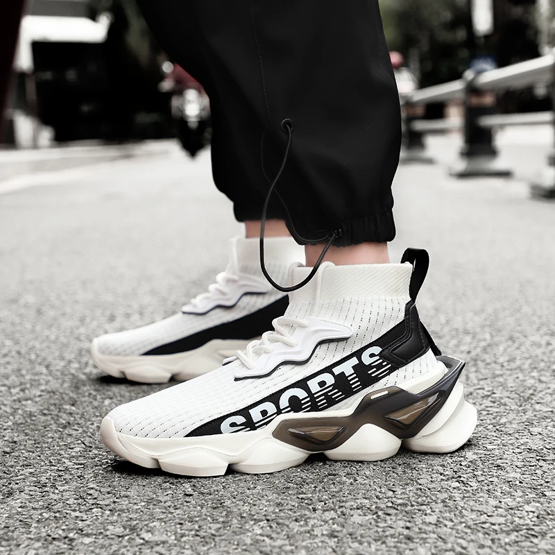 Fashion Trend Student High-top Shoes Sports Basketball Shoes Non-slip Wear Straps Casual Shoes Running Shoes
Fashion Trend Student High-top Shoes Sports Basketball Shoes Non-slip Wear Straps Casual Shoes Running Shoes