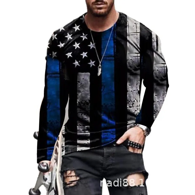 2021 casual men's T shirt 3D digital printing European and American men's top source floral T shirt
2021 casual men's T shirt 3D digital printing European and American men's top source floral T shirt