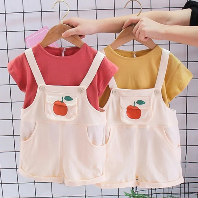 Summer Baby Clothes Cotton Tops and Suspenders Romper Sisters Brothers Infant 2Pcs Sets Girls Boys T Shirts 1-6 Years Old Outfit
Summer Baby Clothes Cotton Tops and Suspenders Romper Sisters Brothers Infant 2Pcs Sets Girls Boys T Shirts 1-6 Years Old Outfit
