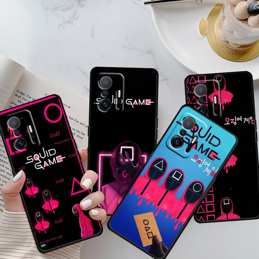 Korea Hot squid game Soft Shockproof Black Phone Case For Xiaomi Mi 11T Pro 11 10 Ultra Lite 11i 10i 10S 5G Cover 
Korea Hot squid game Soft Shockproof Black Phone Case For Xiaomi Mi 11T Pro 11 10 Ultra Lite 11i 10i 10S 5G Cover