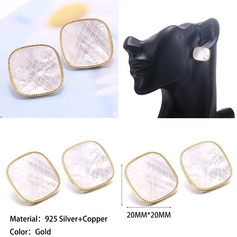 Stud Earrings For Women Square zircon 1 Pair Classic Stud Earring Cute Jewelry Hypoallergenic Needle Plastic Push Rebate Design
Stud Earrings For Women Square zircon 1 Pair Classic Stud Earring Cute Jewelry Hypoallergenic Needle Plastic Push Rebate Design