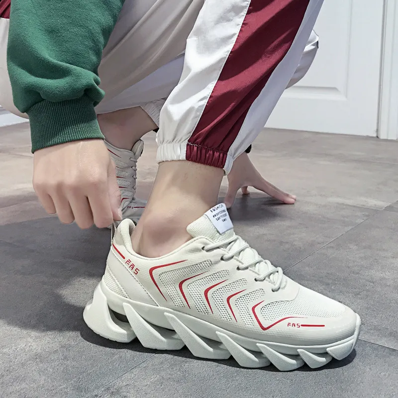 Spring Man's Running Shoes Blade Bottom Shock Absorption Men Sneakers Breathable Lightweight Fashion Sport Trainers Footwear
Spring Man's Running Shoes Blade Bottom Shock Absorption Men Sneakers Breathable Lightweight Fashion Sport Trainers Footwear