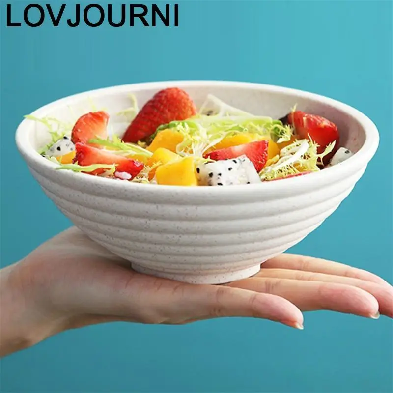 Контейнер для закусок Vajilla фарфоровая тарелка посуда Cuenco лапша Ramen столовая суп
