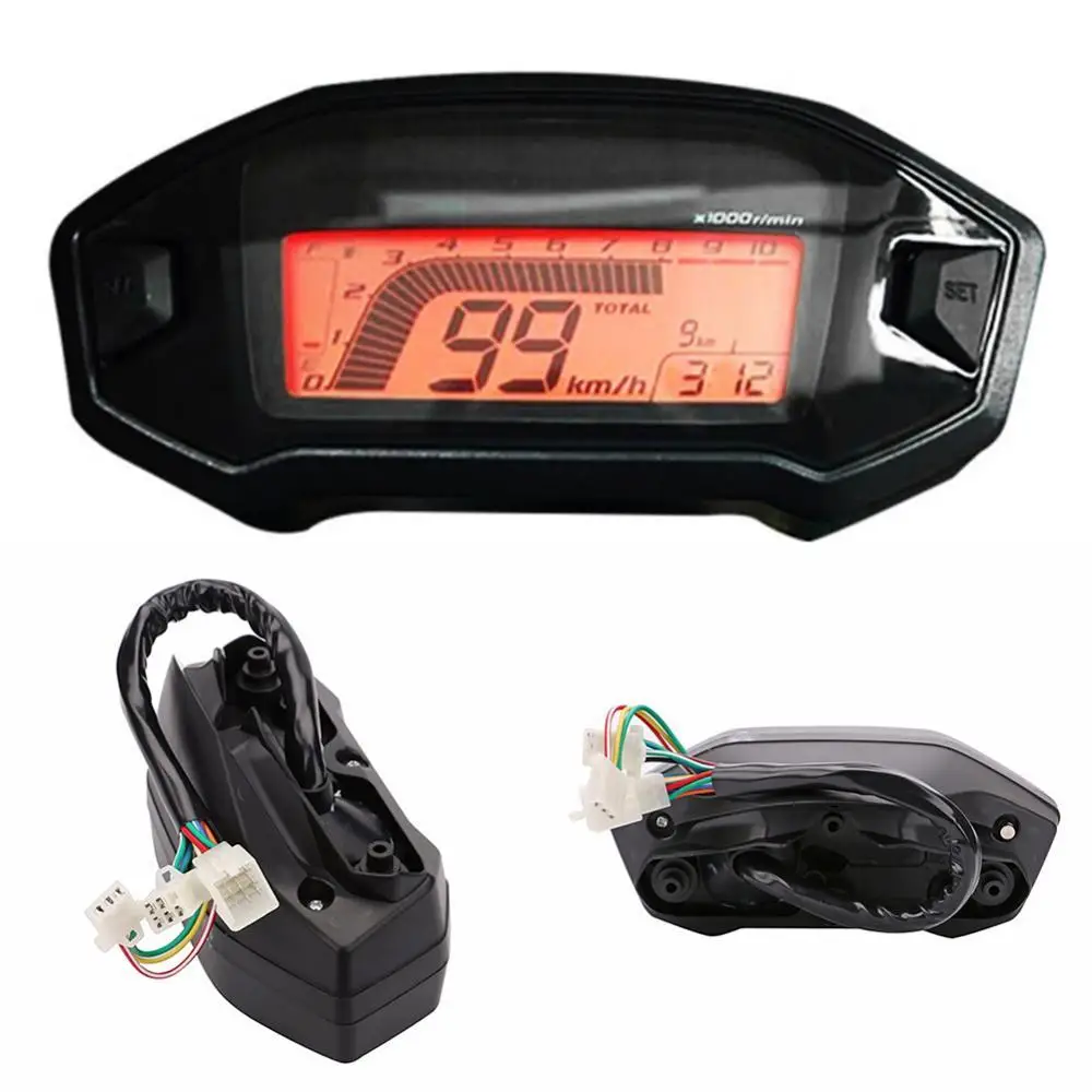 Универсальная подсветка для мотоцикла ЖК цифровой спидометр 13000 об/мин аксессуары для мотоциклов
Универсальная подсветка для мотоцикла ЖК цифровой спидометр 13000 об/мин аксессуары для мотоциклов