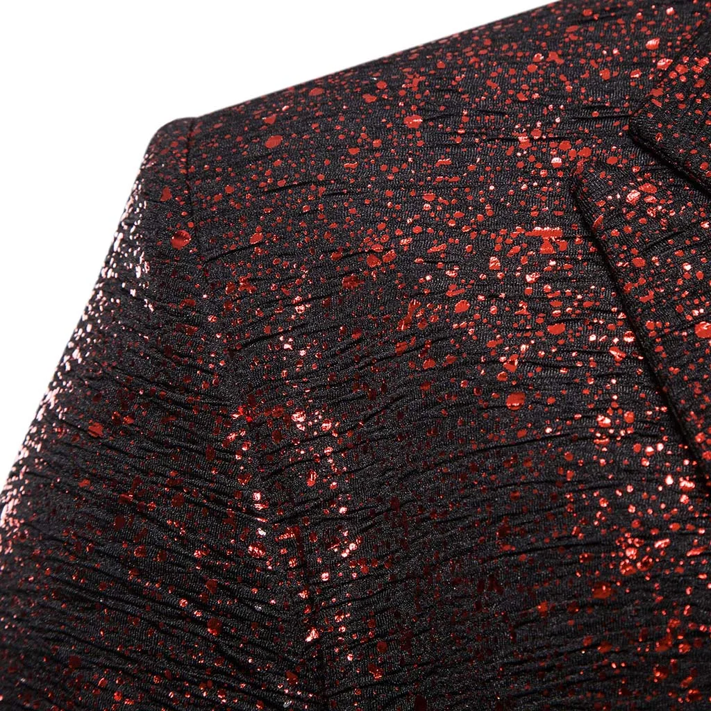 Vogue Brand Male Slim Fit DJ Club Stage One Button Printing Blazer Formal Wedding Suit Men Casual Slim Fit Formal Suit Blazer
Vogue Brand Male Slim Fit DJ Club Stage One Button Printing Blazer Formal Wedding Suit Men Casual Slim Fit Formal Suit Blazer