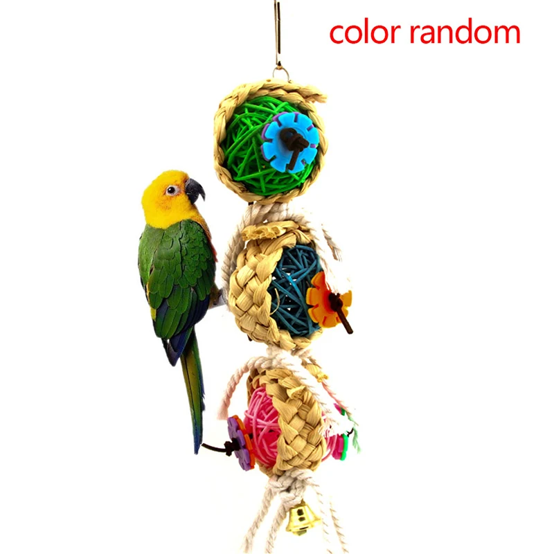 1 Piece Natural Wooden Birds Parrot Colorful Toys Chew Bite Hanging Cage Balls Ropes Garden Ornament Pet Supplies
1 Piece Natural Wooden Birds Parrot Colorful Toys Chew Bite Hanging Cage Balls Ropes Garden Ornament Pet Supplies