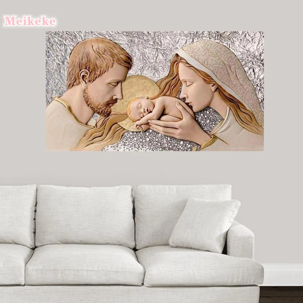 5D DIY Diamond Painting Virgin Mary and Jesus Full Square Diamond Embroidery Religion Rhinestones Pictures Crafts Kit
5D DIY Diamond Painting Virgin Mary and Jesus Full Square Diamond Embroidery Religion Rhinestones Pictures Crafts Kit