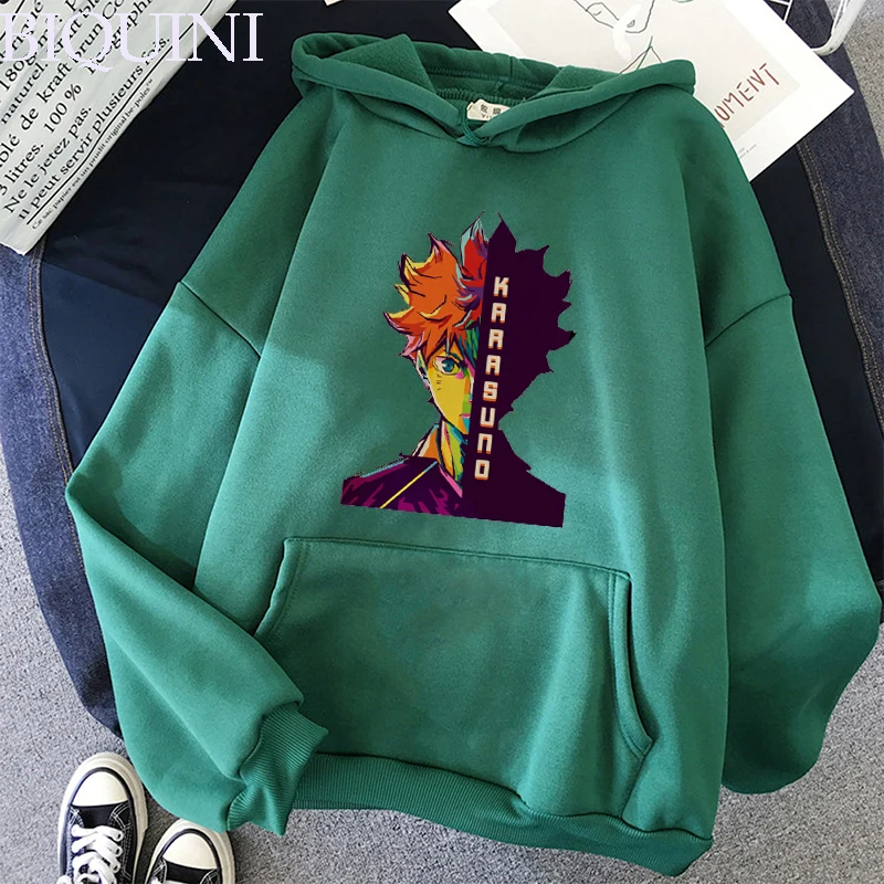 Популярные Мультяшные толстовки Haikyuu, Женские Смешные свитшоты унисекс в стиле Харадзюку, карасуно, с высоким графическим рисунком 
Популярные Мультяшные толстовки Haikyuu, Женские Смешные свитшоты унисекс в стиле Харадзюку, карасуно, с высоким графическим рисунком