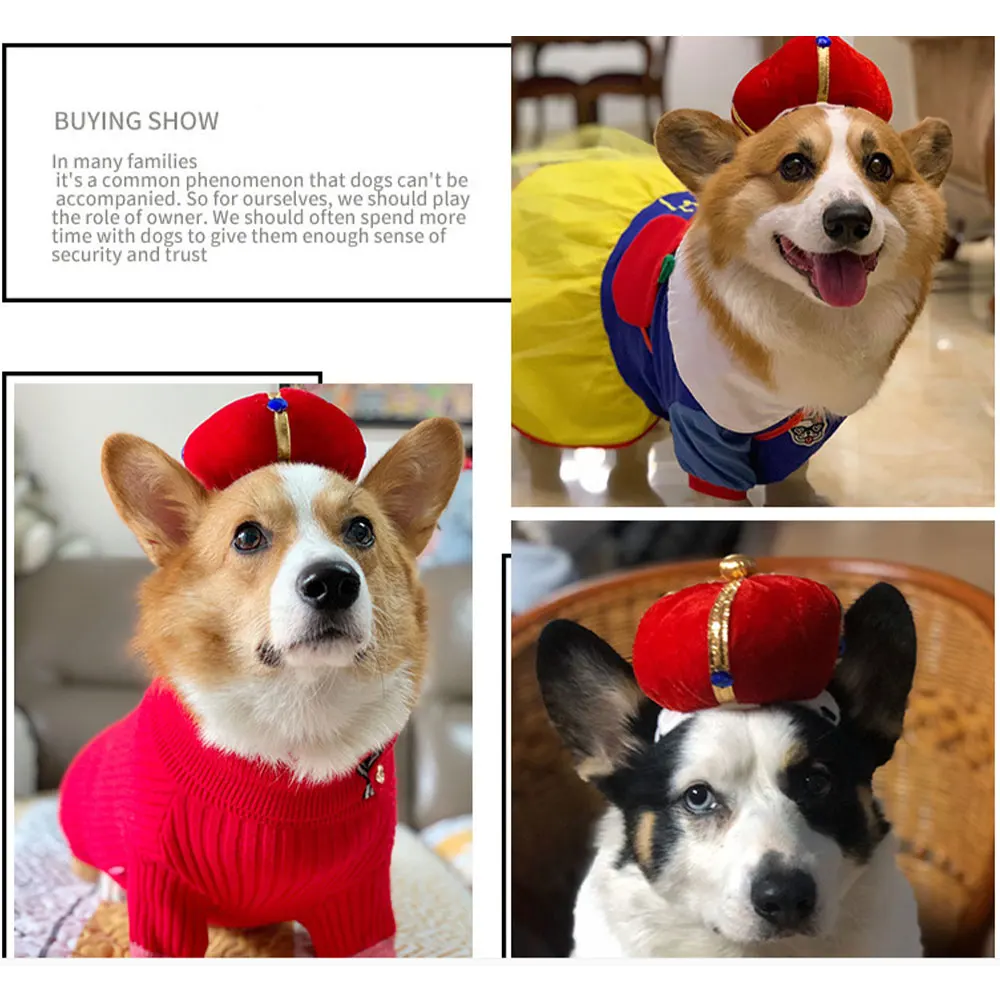 Pet Cat Headgear Little King Queen Hat Interesting Puppy Crown Cap Costume Hat New Year Party Cosplay Accessories
Pet Cat Headgear Little King Queen Hat Interesting Puppy Crown Cap Costume Hat New Year Party Cosplay Accessories