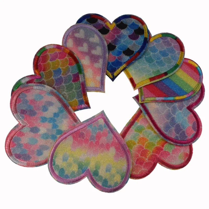 5Pcs Love Glittering Heart Iron On Patches For Clothes Embroidery Applique Sequin Patch Jeans Badges DIY Accessories 6.5cm
5Pcs Love Glittering Heart Iron On Patches For Clothes Embroidery Applique Sequin Patch Jeans Badges DIY Accessories 6.5cm