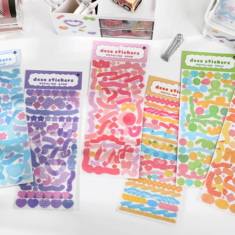Glittering Sequins Waterproof PET Deco Stickers Aesthetic Girlish Ribbon Bow Mobile Phone Case DIY Bullet Journaling Accessories
Glittering Sequins Waterproof PET Deco Stickers Aesthetic Girlish Ribbon Bow Mobile Phone Case DIY Bullet Journaling Accessories
