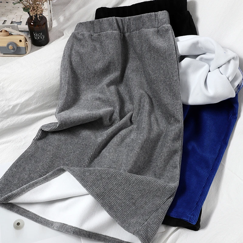 Winter Heavy Warm Solid Color Skirt Women Show Thin And Versatile Style Korean High Waist Skirt
Winter Heavy Warm Solid Color Skirt Women Show Thin And Versatile Style Korean High Waist Skirt