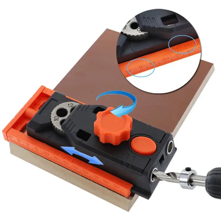 6/8/10/12mm Pocket Hole Jig Doweling Jig Kit Carpentry Locator Hole Drill Guide DIY Woodworking Tools with Box
6/8/10/12mm Pocket Hole Jig Doweling Jig Kit Carpentry Locator Hole Drill Guide DIY Woodworking Tools with Box