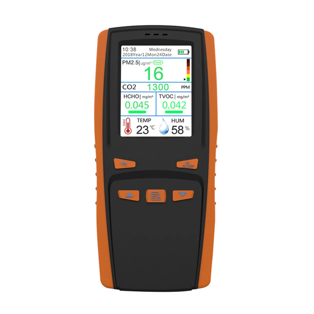 Portable Digital Display Air Quality Analyzer Professional Household Gas Detector Suitable For Monitoring the Air Quality
Portable Digital Display Air Quality Analyzer Professional Household Gas Detector Suitable For Monitoring the Air Quality