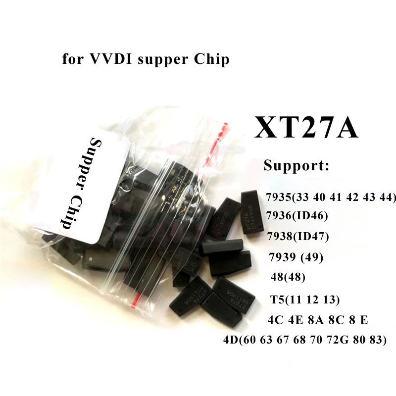 Jingyuqin 20 шт./50 шт. для VVDI супер чип 46/48/4D/4C/T5 XT27A копировальный Xhorse мини-ключ