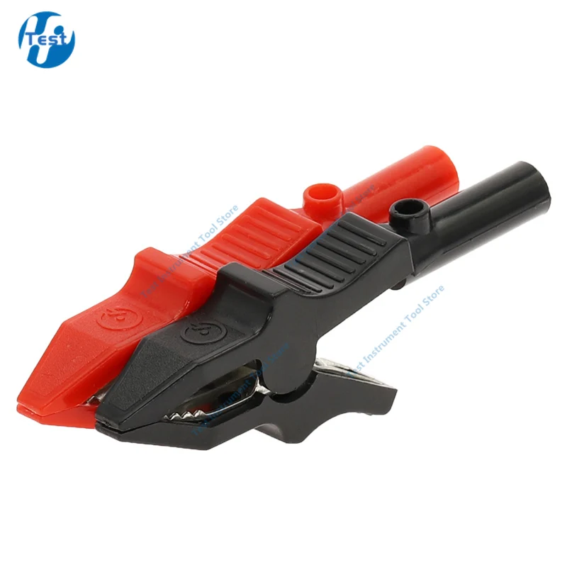 2pcs/lot 30A Red Black Copper 80MM Alligator Clip for 4mm Banana PLUG Test Probes cable Insulate Clamp
2pcs/lot 30A Red Black Copper 80MM Alligator Clip for 4mm Banana PLUG Test Probes cable Insulate Clamp