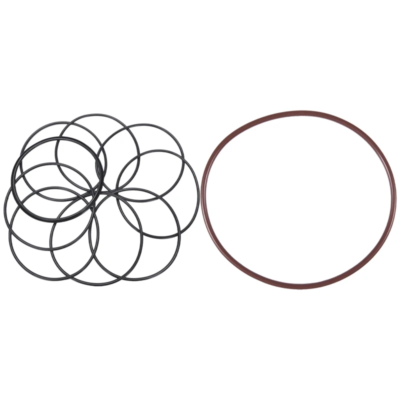 11 PCS Metric O Rings Black Nitrile Rubber Thickness Oil Seals 100 Mm X 94 Mm X 3 Mm Black & Coffee
11 PCS Metric O Rings Black Nitrile Rubber Thickness Oil Seals 100 Mm X 94 Mm X 3 Mm Black & Coffee