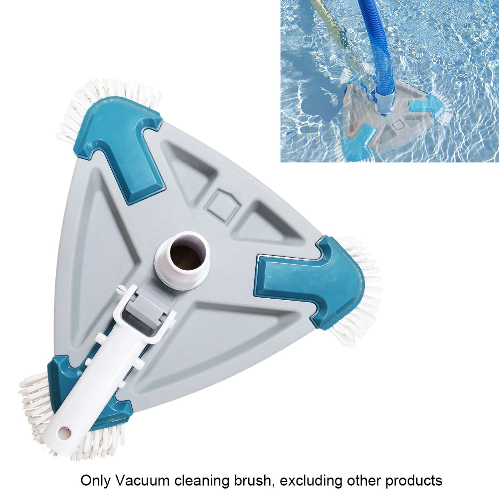 Swimming Pool Vacuum Cleaning Brush Inground Manual Triangular Shape Tool Tiles Floors With Hose Heavy Duty Suction Outdoor
Swimming Pool Vacuum Cleaning Brush Inground Manual Triangular Shape Tool Tiles Floors With Hose Heavy Duty Suction Outdoor