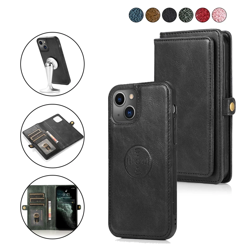 Luxury Doka Split Cover Wallet Card Slot For iPhone 13 Mini Pro Max Magnetic Multifunction Cases Car Bracket Shockproof Case
Luxury Doka Split Cover Wallet Card Slot For iPhone 13 Mini Pro Max Magnetic Multifunction Cases Car Bracket Shockproof Case