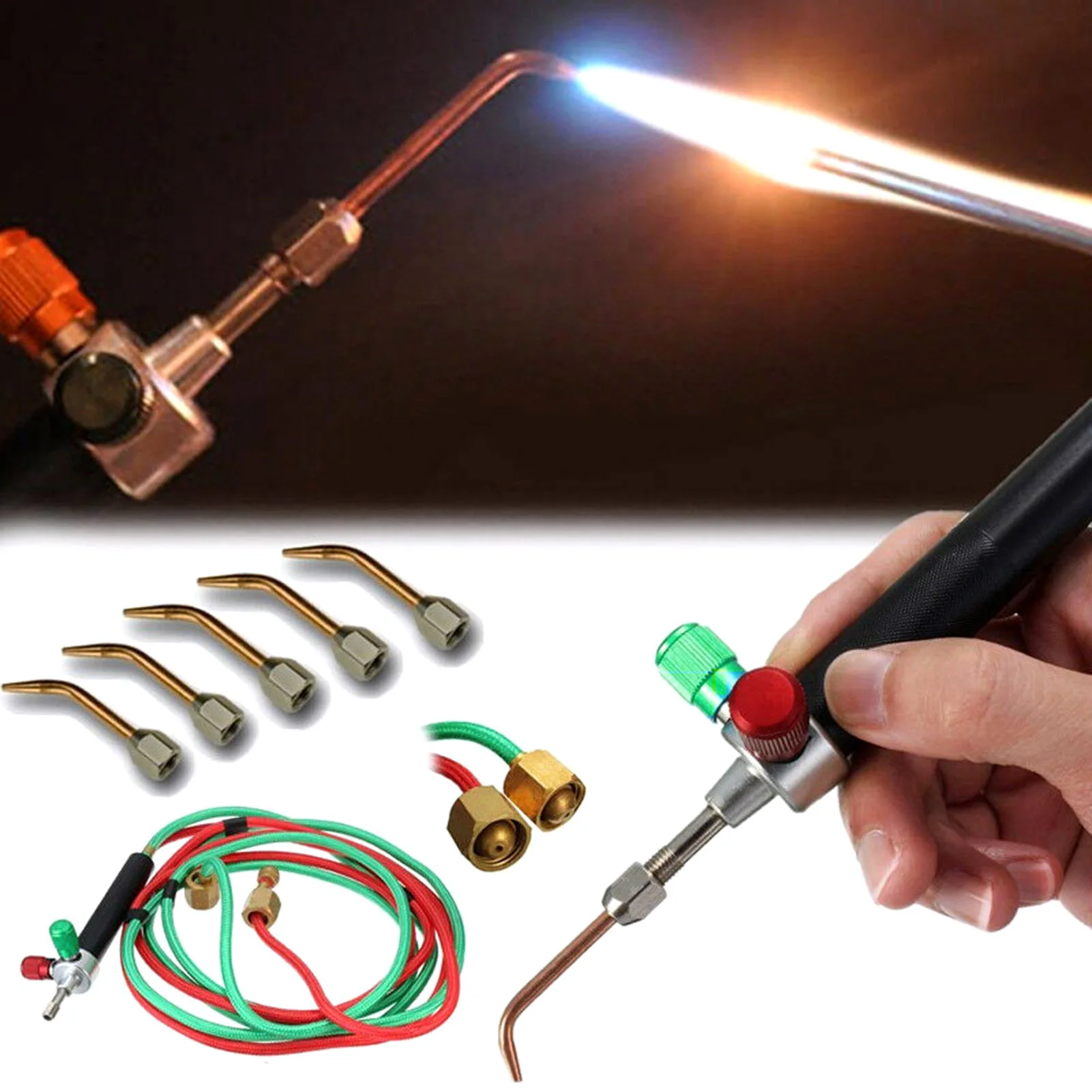 Mini Jewelries Gases Soldering Torch Jewelers Brazing Cutting Welding Tool with Interchangeable Torch Tips
Mini Jewelries Gases Soldering Torch Jewelers Brazing Cutting Welding Tool with Interchangeable Torch Tips