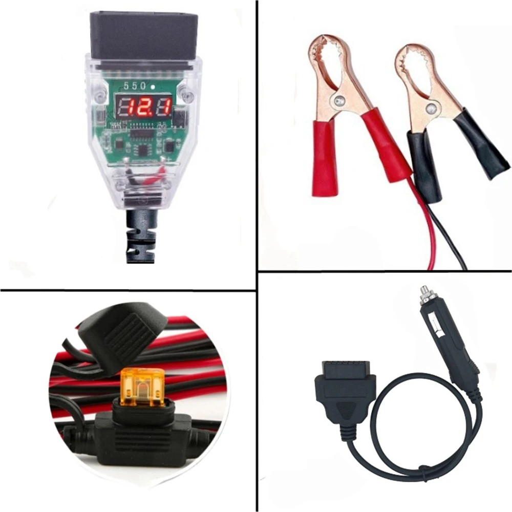 Car Computer Power Off Memory OBD2 Car Battery Replacement Tool OBD Emergency Power Supply Line with Cigarette- Lighter
Car Computer Power Off Memory OBD2 Car Battery Replacement Tool OBD Emergency Power Supply Line with Cigarette- Lighter