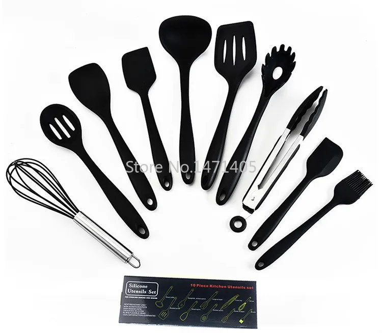 Silicone Kitchenware 10 Pieces High Temperature Resistant Silicone Kitchenware Non-stick Cookware Cookware Spatula Set
Silicone Kitchenware 10 Pieces High Temperature Resistant Silicone Kitchenware Non-stick Cookware Cookware Spatula Set