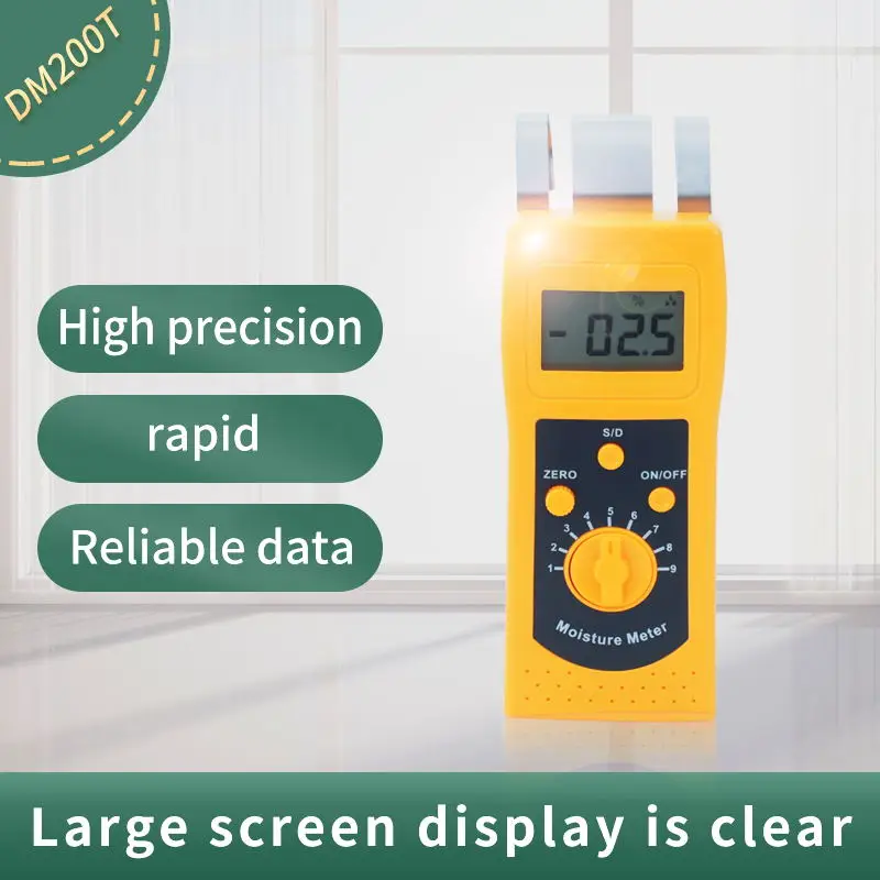 DM200T Digital Textile Moisture Meter 
DM200T Digital Textile Moisture Meter