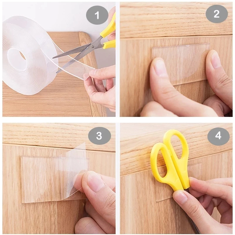 1M/2M/3M/5M Nano magic Tape Double Sided Tape Transparent NoTrace Reusable Waterproof Adhesive Tape Cleanable Home
1M/2M/3M/5M Nano magic Tape Double Sided Tape Transparent NoTrace Reusable Waterproof Adhesive Tape Cleanable Home
