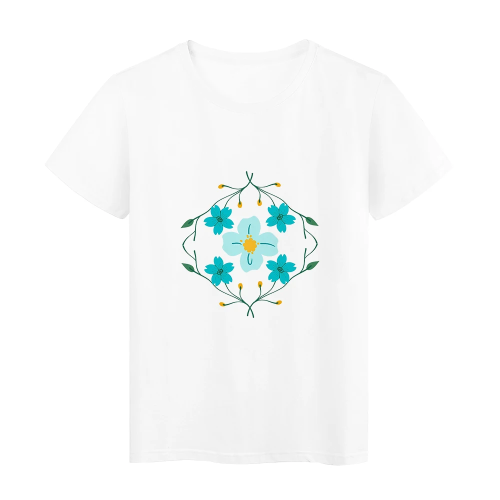 Geometry Flower Printed Instagram Clothes Women Shirt Street Fashion Woman Short Sleeve T-shirt Soft Girl Aesthetic Tops Korean
Geometry Flower Printed Instagram Clothes Women Shirt Street Fashion Woman Short Sleeve T-shirt Soft Girl Aesthetic Tops Korean