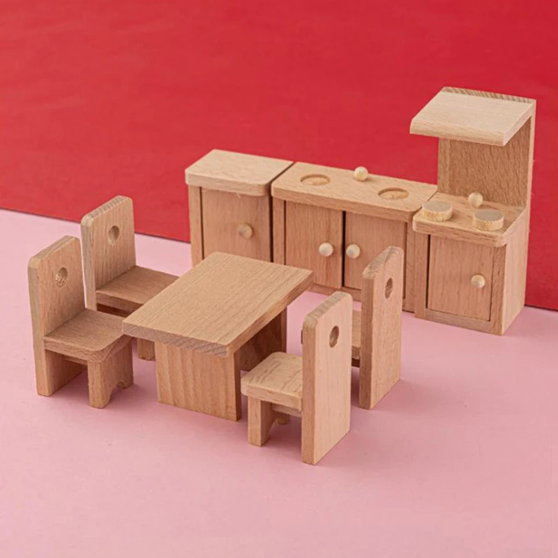 1set Wooden DollHouse Miniature Room Set Bedroom Bathroom Kitchen Dining Room Living Room Furniture Set For Kid Gift Edutation
1set Wooden DollHouse Miniature Room Set Bedroom Bathroom Kitchen Dining Room Living Room Furniture Set For Kid Gift Edutation