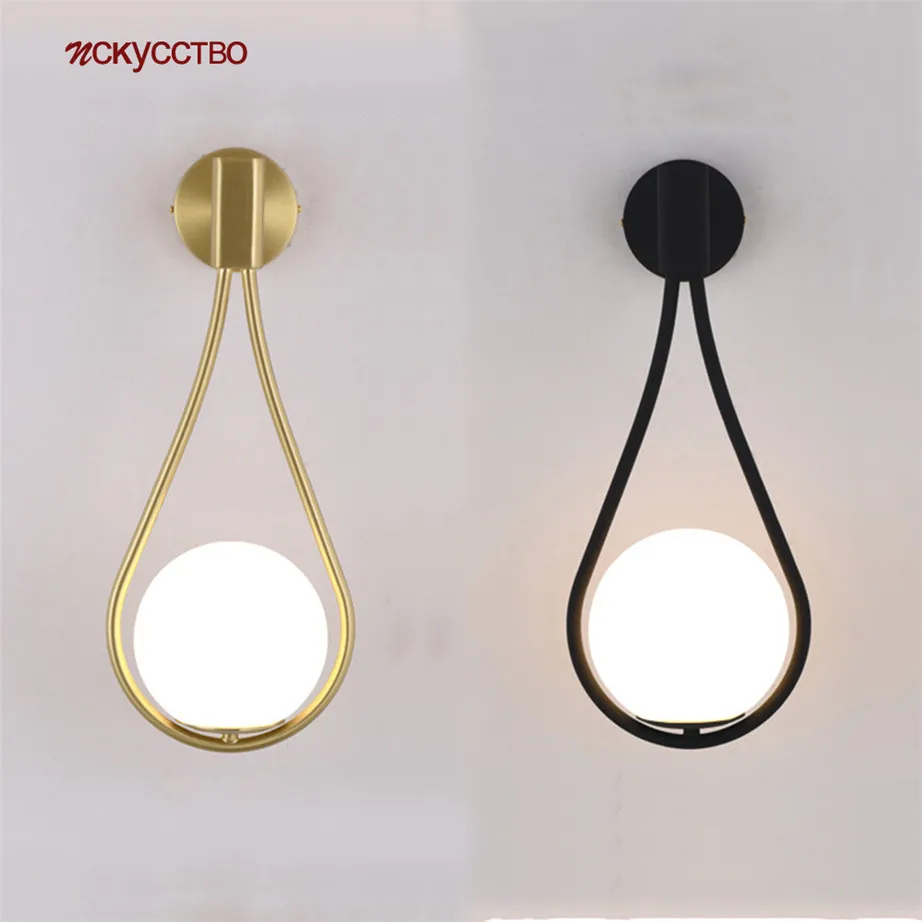 Nordic Water Drop White Glass Ball gold Metal Led Wall Lamp Hallway Corridor Bedroom Bedside Sconce Loft Decor Lighting Fixture
Nordic Water Drop White Glass Ball gold Metal Led Wall Lamp Hallway Corridor Bedroom Bedside Sconce Loft Decor Lighting Fixture