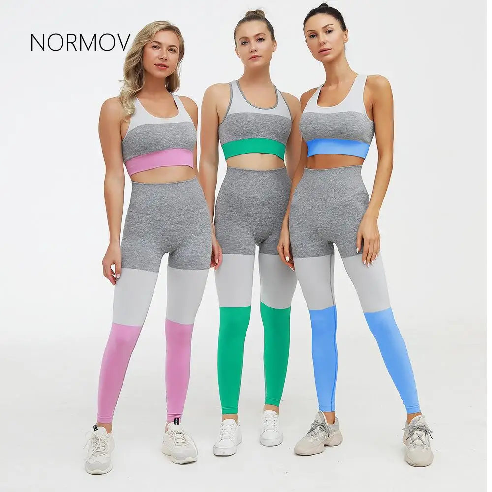 NORMOV 2 Pcs Bra Stitching Sets Women's High Waist Hip Lift Leggings Sexy Peach Hip Pants Workout Breathable Elasticity Pants
NORMOV 2 Pcs Bra Stitching Sets Women's High Waist Hip Lift Leggings Sexy Peach Hip Pants Workout Breathable Elasticity Pants