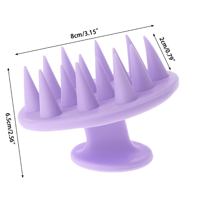 Silicone Shampoo Scalp Shower Hair Massage Massager Body Washing Brush Comb R3MF
Silicone Shampoo Scalp Shower Hair Massage Massager Body Washing Brush Comb R3MF