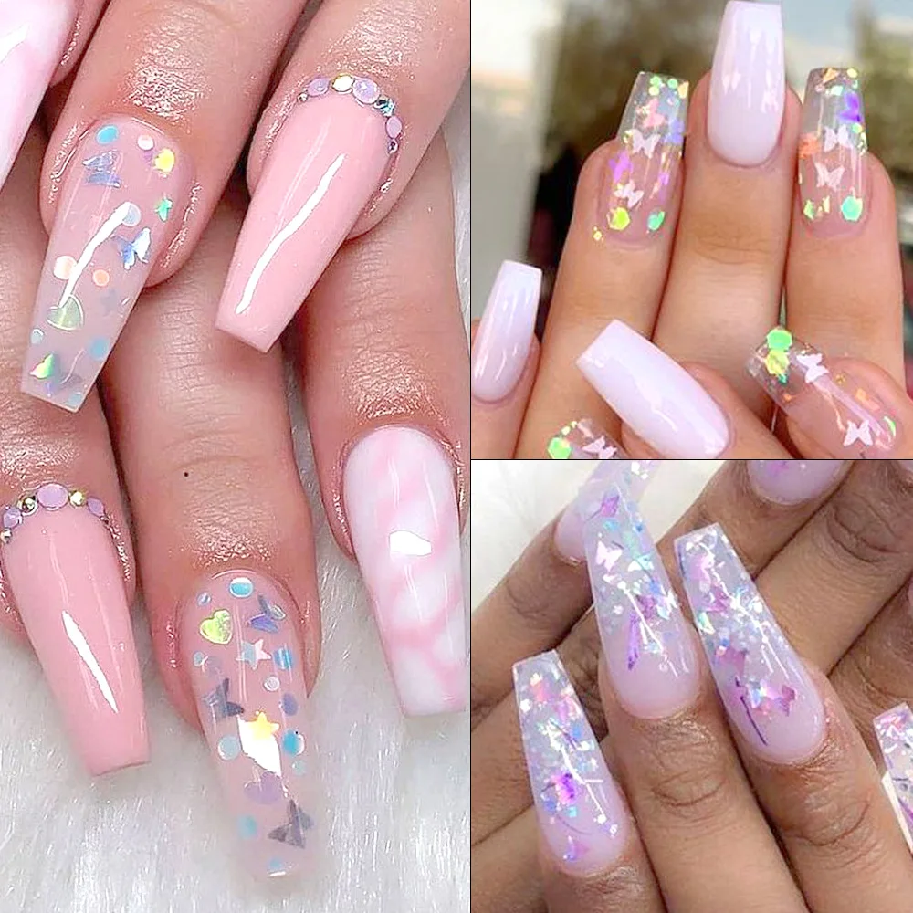 Holographic Butterfly Flakes Nail Art Glitter Sparkly 3D Laser Butterfly Sequins Tips DIY Polish Nail Art Decorations Manicure
Holographic Butterfly Flakes Nail Art Glitter Sparkly 3D Laser Butterfly Sequins Tips DIY Polish Nail Art Decorations Manicure