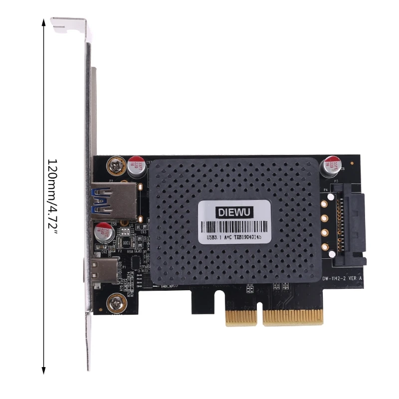 10Gb/s PCI Express PCIe to USB Type A Type C Riser Card Adapter with SATA 15 Pin Dropshipping
10Gb/s PCI Express PCIe to USB Type A Type C Riser Card Adapter with SATA 15 Pin Dropshipping