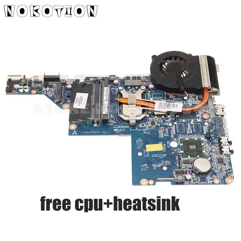 Материнская плата NOKOTION 623915-001 DA0AX2MB6E1 DA0AX2MB6E0 для ноутбука HP CQ42 CQ62 G42 CQ56 G56 разъем S1 с