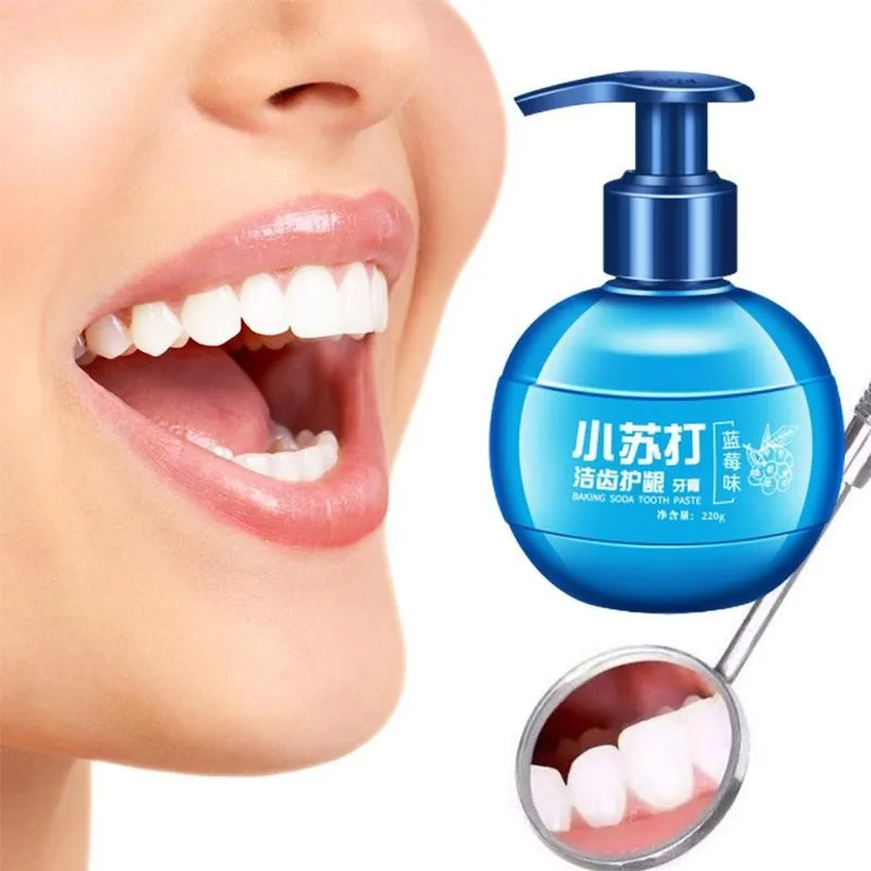 Teeth Whitening Stain Removal Whitening Toothpaste Fresh Care 220g Blueberry Passion Fruit
Teeth Whitening Stain Removal Whitening Toothpaste Fresh Care 220g Blueberry Passion Fruit
