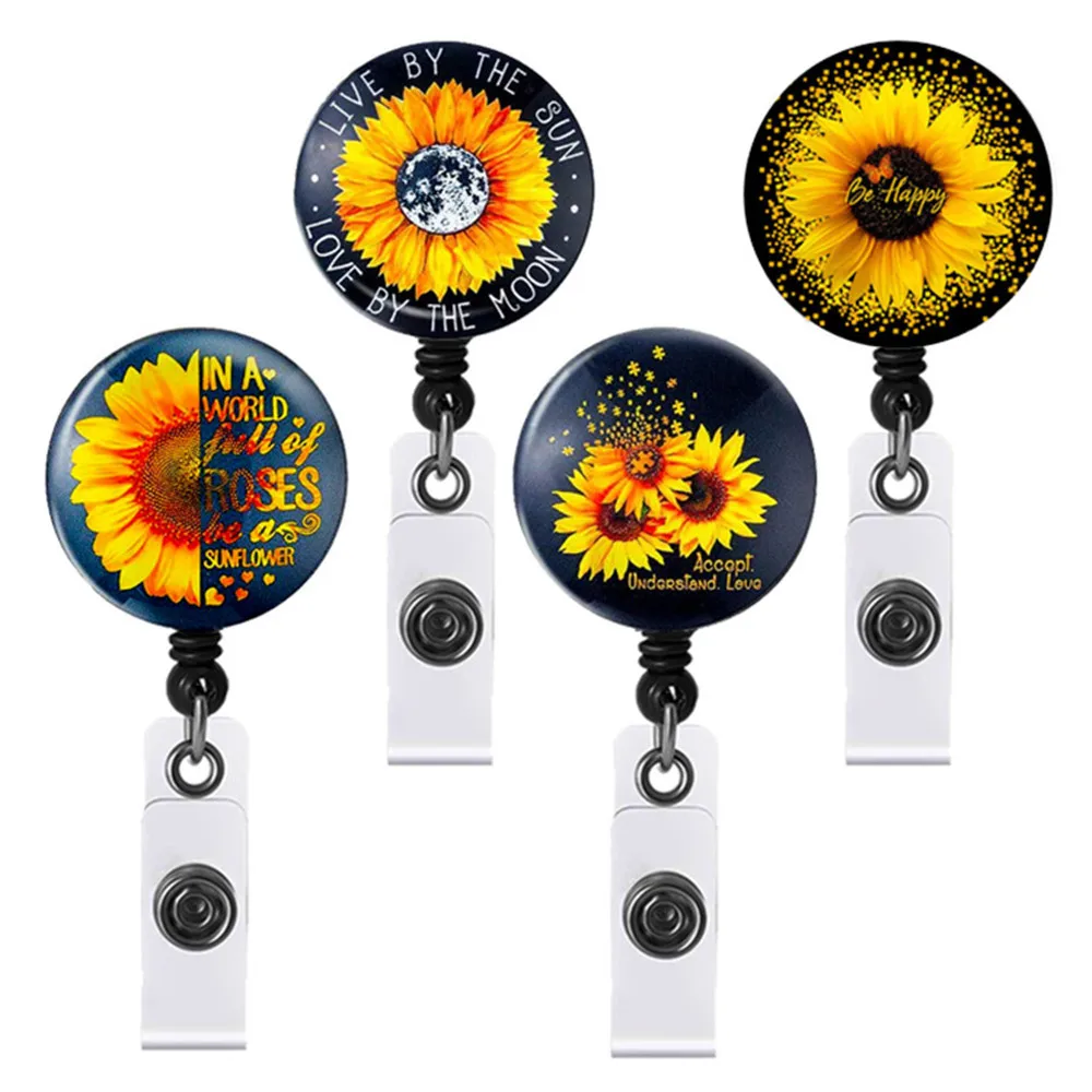 1 Pcs Badge Reel Clip Sunflower Flower Retractable Doctor Nurse Badge Reel Clip Id Card Clip 360 Rotating Alligator Clip
1 Pcs Badge Reel Clip Sunflower Flower Retractable Doctor Nurse Badge Reel Clip Id Card Clip 360 Rotating Alligator Clip
