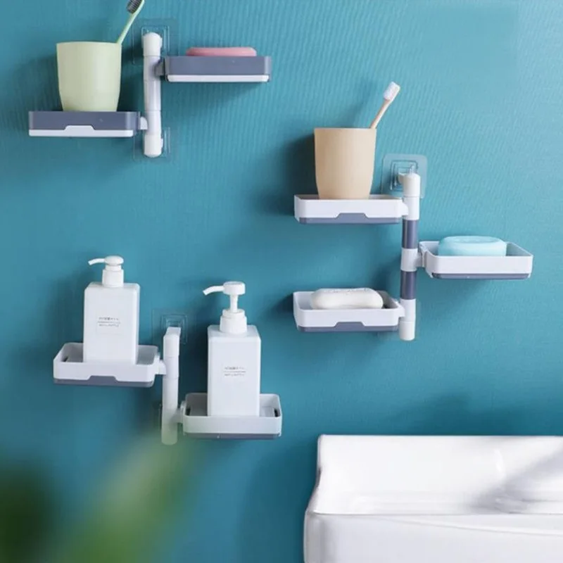 1Pcs Wall Mounted Soap Rack No Drilling Double Layer Soap Holder Sponge Dish Bathroom Accessories Soap Dishes Self Adhesive
1Pcs Wall Mounted Soap Rack No Drilling Double Layer Soap Holder Sponge Dish Bathroom Accessories Soap Dishes Self Adhesive