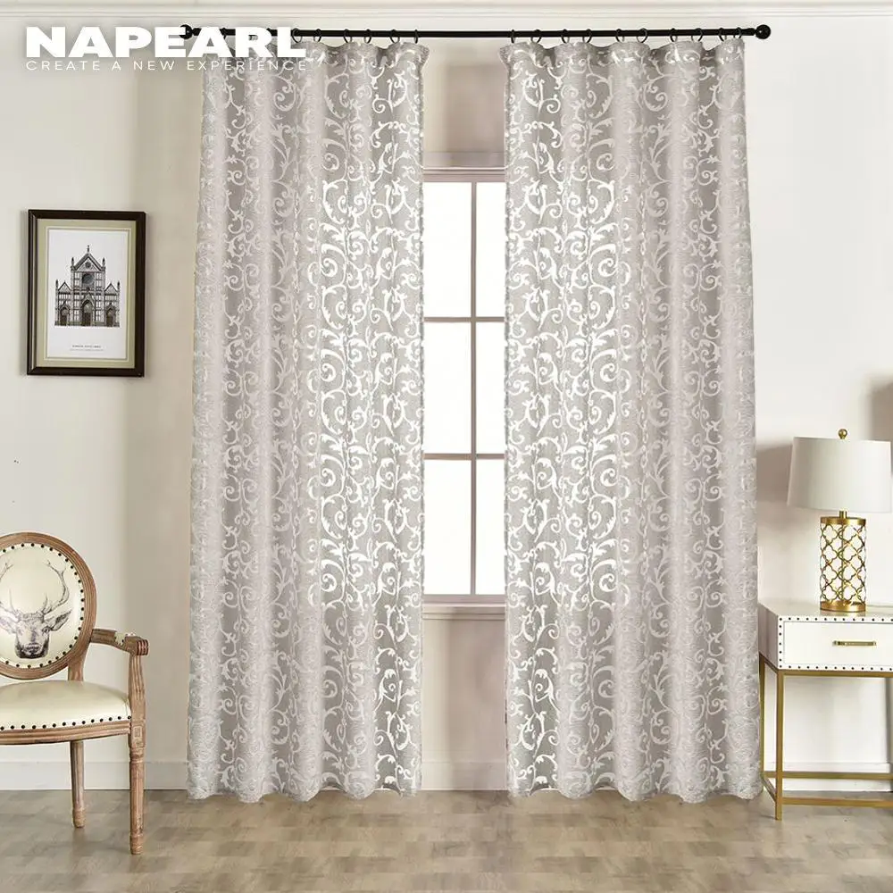 NAPEARL European Style Jacquard Home Textile Window Treatments Cortinas for Living Room Balcony
NAPEARL European Style Jacquard Home Textile Window Treatments Cortinas for Living Room Balcony
