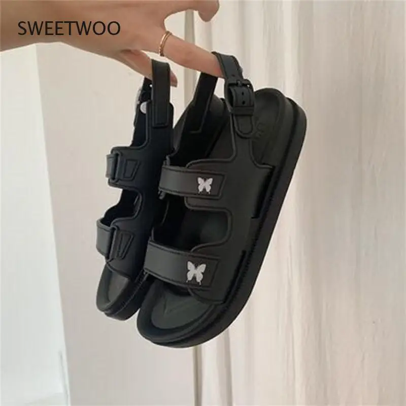 2021 Summer Ladies Sandals Platform Kawaii Slippers Fashion Butterfly Flip-Flops Women Outdoor Beach Casual Flat Shoes
2021 Summer Ladies Sandals Platform Kawaii Slippers Fashion Butterfly Flip-Flops Women Outdoor Beach Casual Flat Shoes
