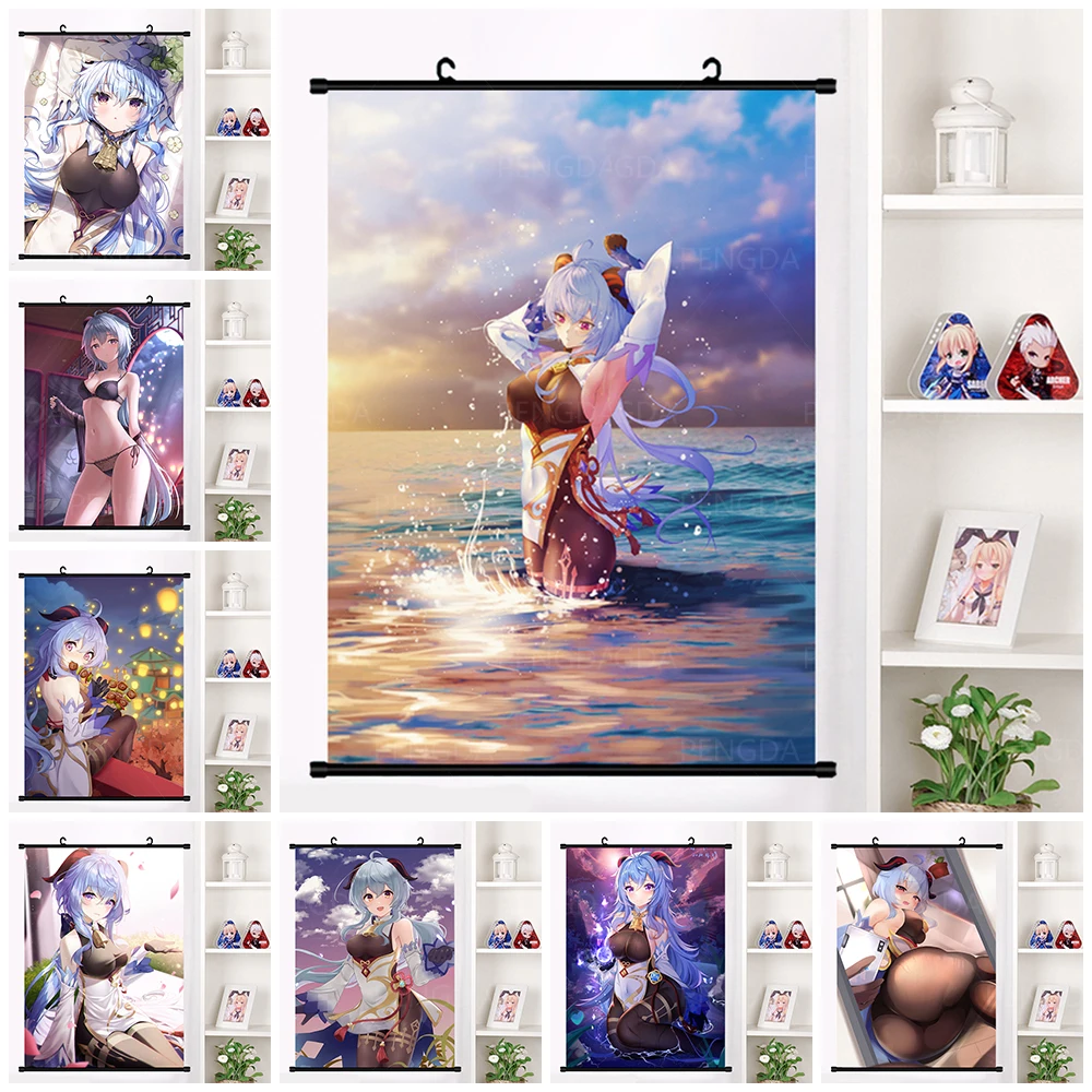 Wall Artwork Home Decor Anime Game Picture Genshin Impact Ganyu Sexy Girl Painting Poster Plastic Hanging Scrolls Canvas Prints
Wall Artwork Home Decor Anime Game Picture Genshin Impact Ganyu Sexy Girl Painting Poster Plastic Hanging Scrolls Canvas Prints